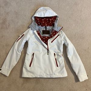 B by Burton half zip snowboard jacket
